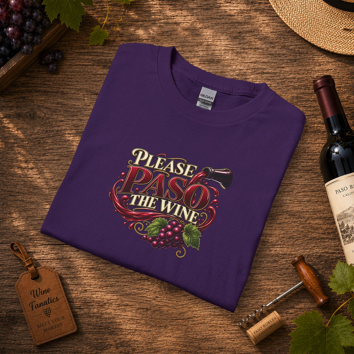 Please Paso The Wine Long Sleeve T-Shirt