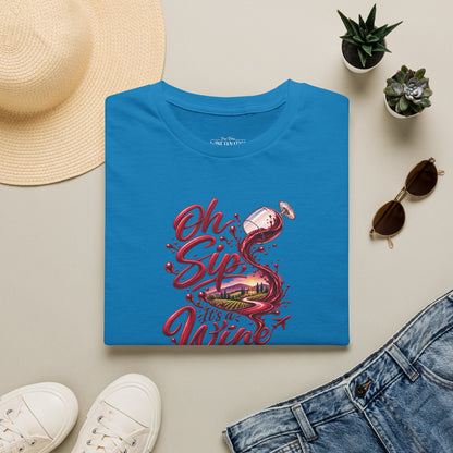 Oh Sip It's A Wine Trip Personalized Crewneck Tee