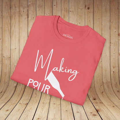 Sonoma County - Making Pour Decisions Unisex Softstyle Tee
