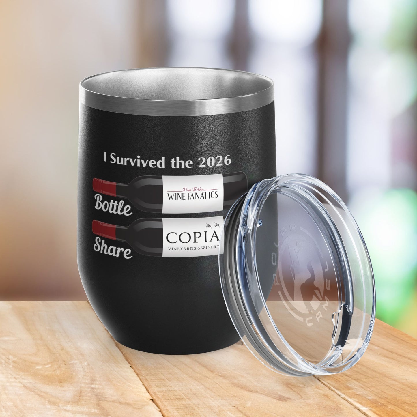 PRWF 2026 Bottle Share Event 12oz Wine Tumbler
