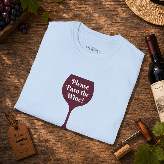 Please Paso The Wine Crewneck Tee
