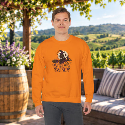 Witch Way To The Wine Sweatshirt
