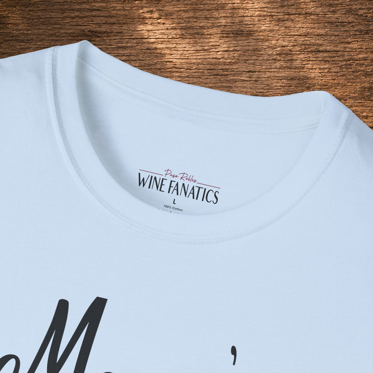 Mom's Reason To Wine Personalized Crew Neck Tee