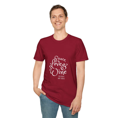 Peace, Love & Wine T-Shirt