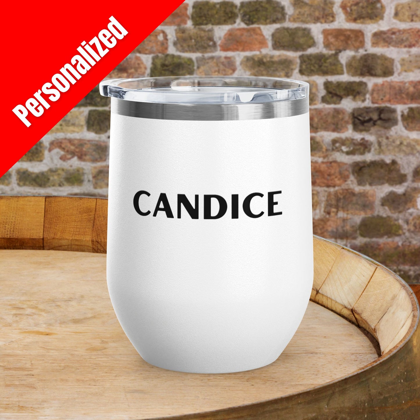 Wine Tasting Is My Favorite Sport Personalized 12oz Wine Tumbler