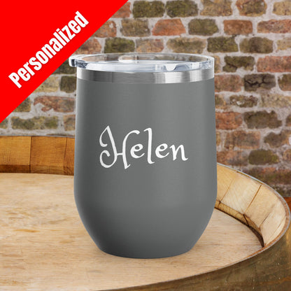 Grandma's Sippy Cup Personalized 12 oz Wine Tumbler