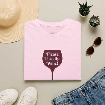 Please Paso The Wine Crewneck Tee