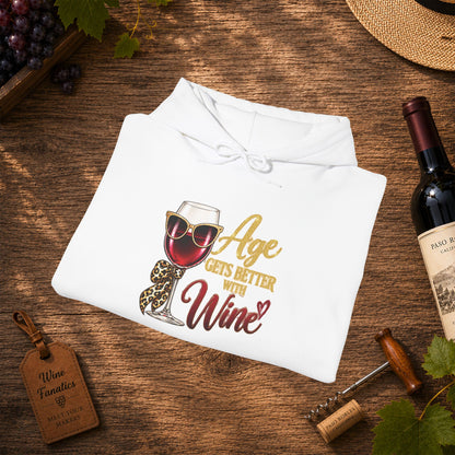 Age Gets Better With Wine Hoodie