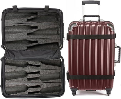 VinGardeValise Luggage - Grande 12 Bottle Suitcase (with or without Paso Robles Wine Fanatics logo)