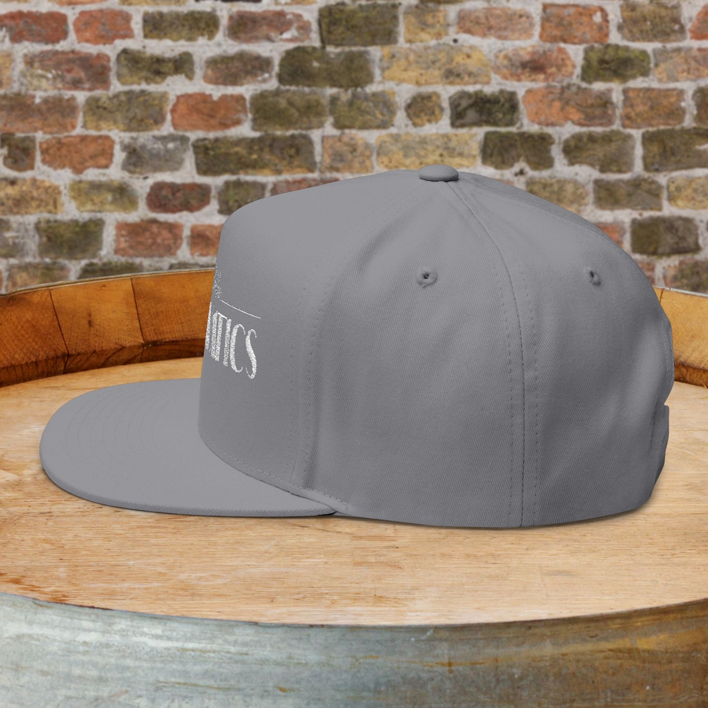 Paso Robles Wine Fanatics Embroidered Logo Flat Bill Cap