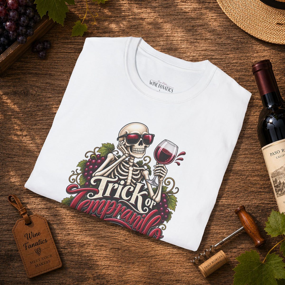 Trick Or Tempranillo Crewneck T-Shirt