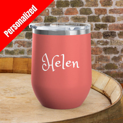 Grandma's Sippy Cup Personalized 12 oz Wine Tumbler