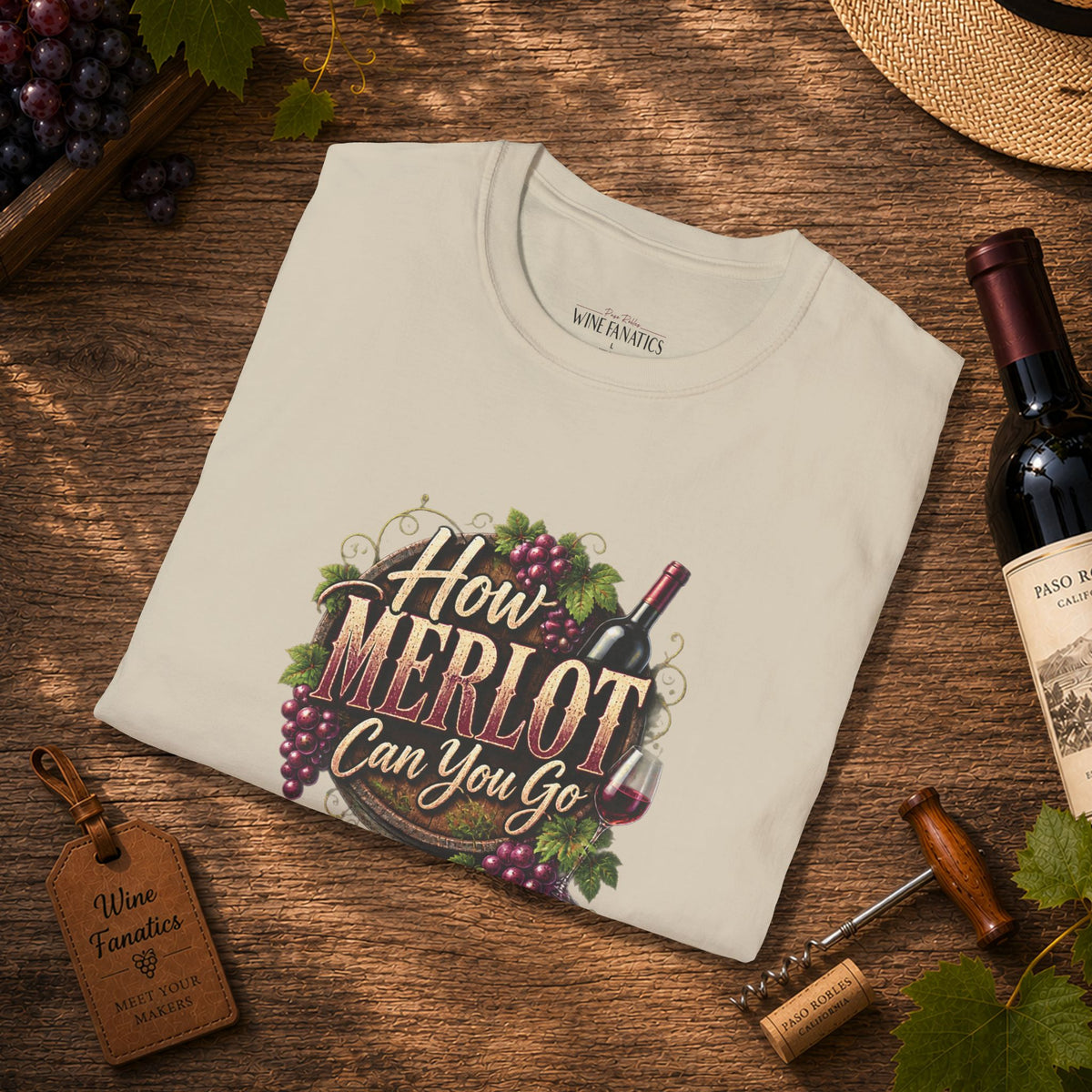 How Merlot Can You Go Crewneck T-Shirt