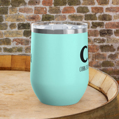 CEO Cork Extraction Officer Personalized 12oz Wine Tumbler