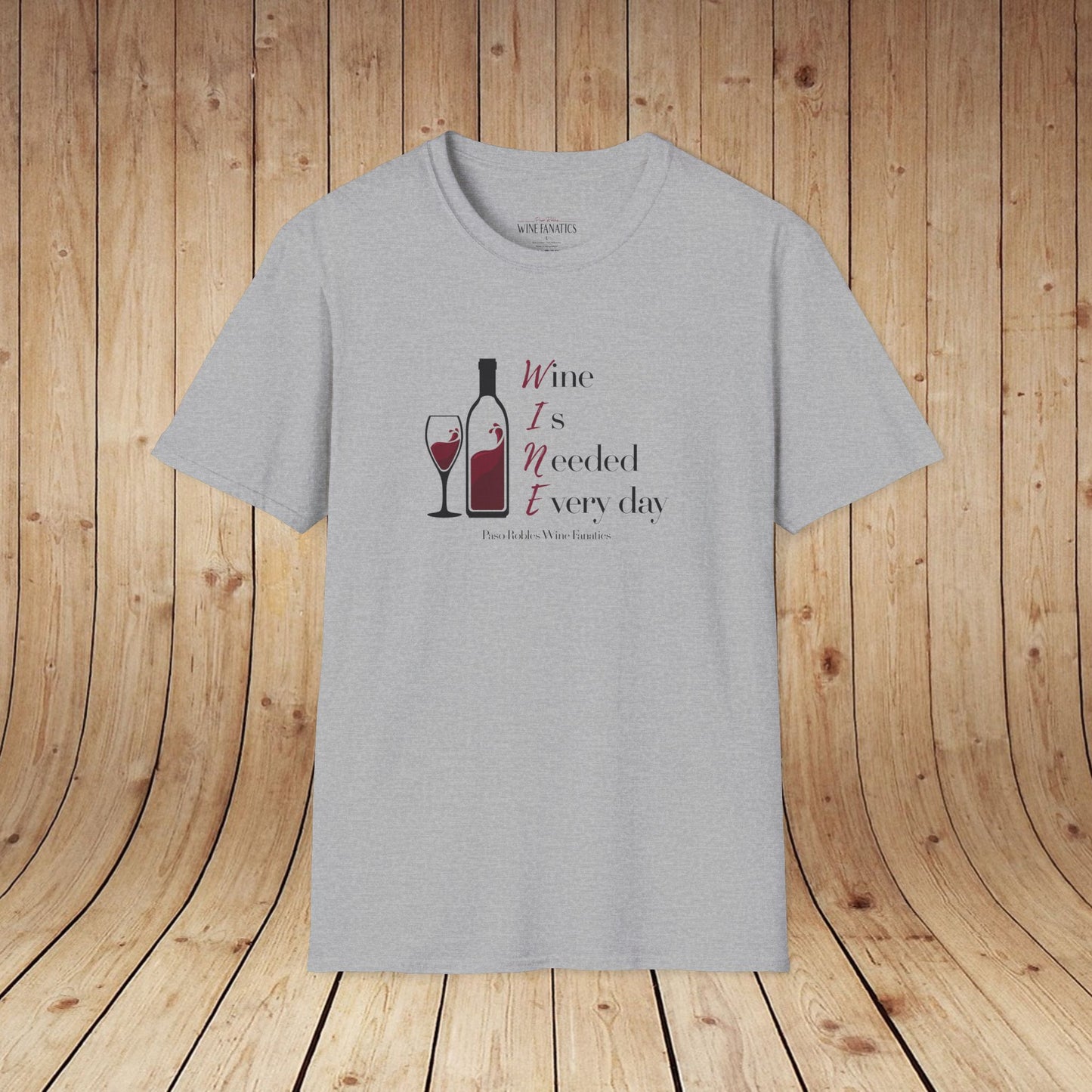 WINE Is Needed Everyday Unisex Softstyle T-Shirt