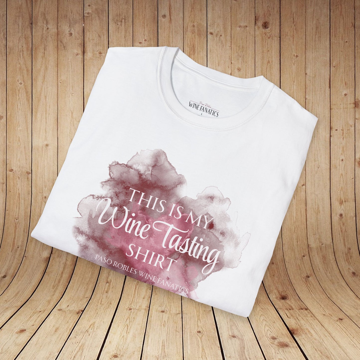 This Is My Wine Tasting Shirt (stain) Unisex Softstyle T-Shirt