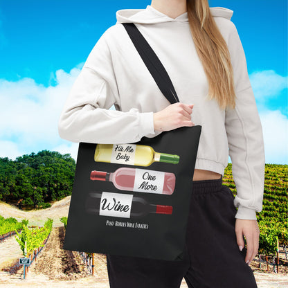 Hit Me Baby One More Wine Tote Bag