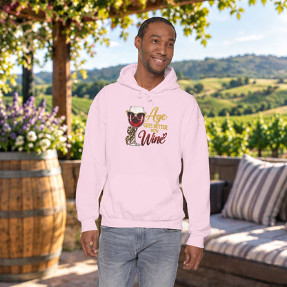 Age Gets Better With Wine Hoodie