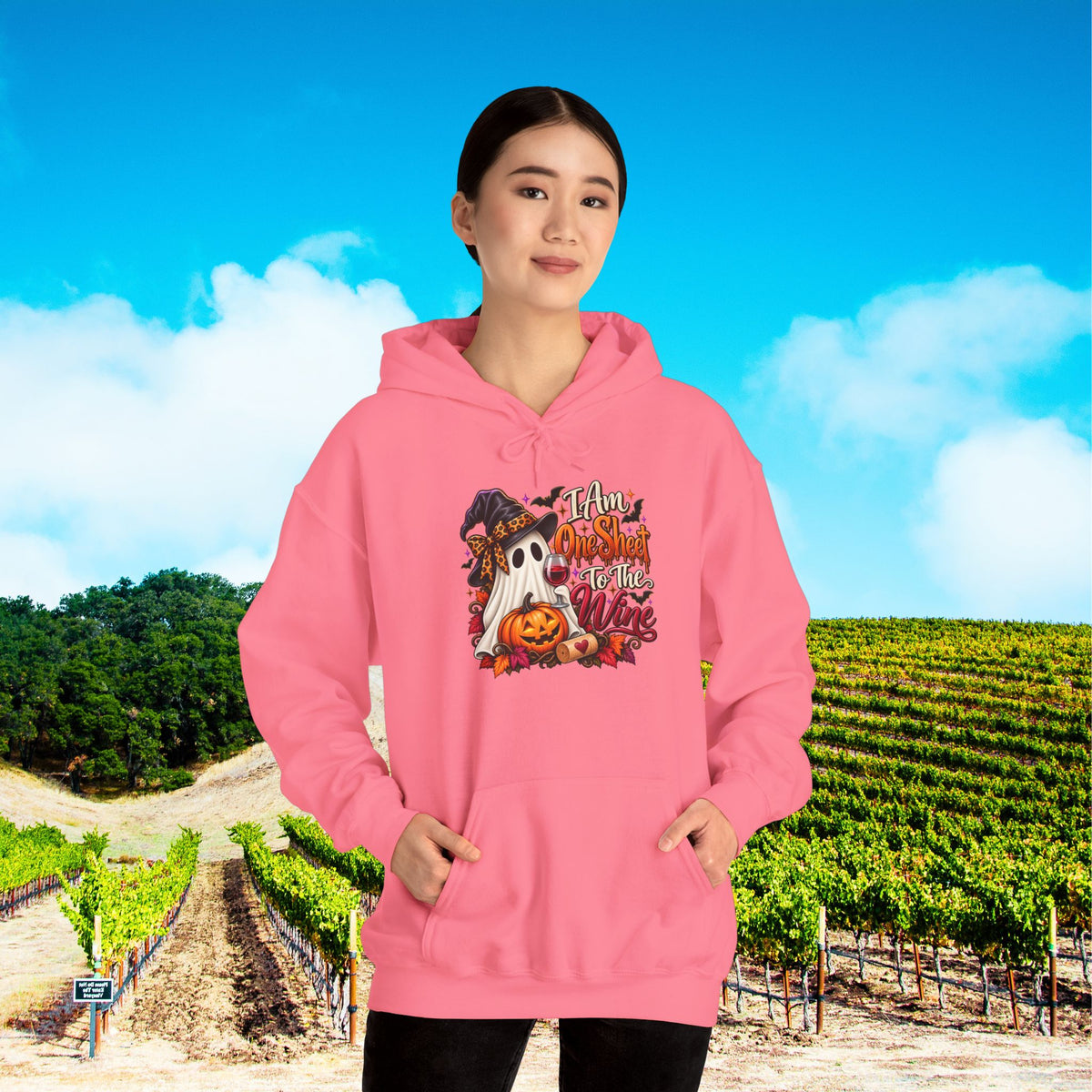I Am One Sheet To The Wine Hoodie