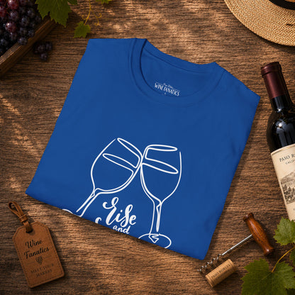 Rise & Wine Crewneck Tee