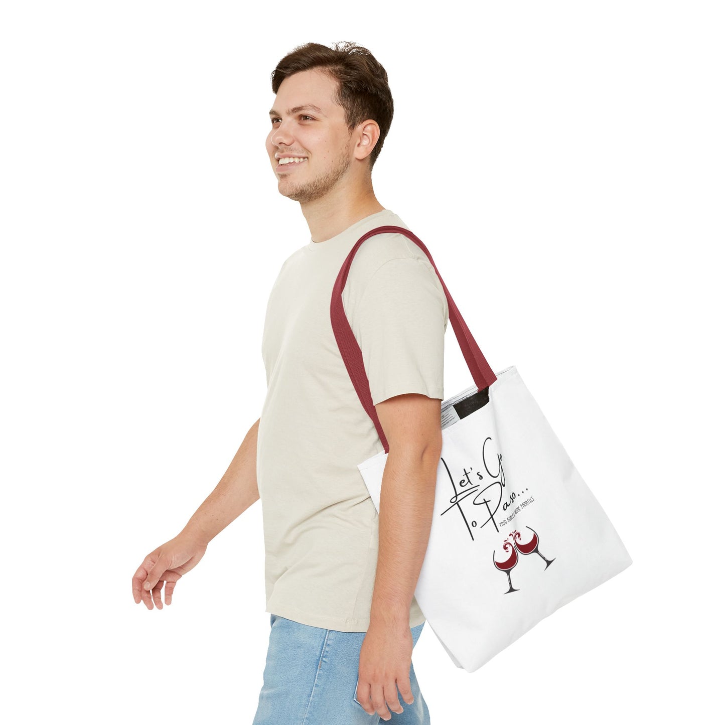 Paso Robles Wine Fanatics Tote Bag -   Logo Design