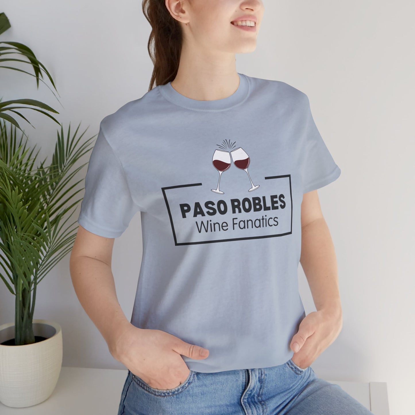 Paso Robles Wine Fanatics Logo Unisex Tee