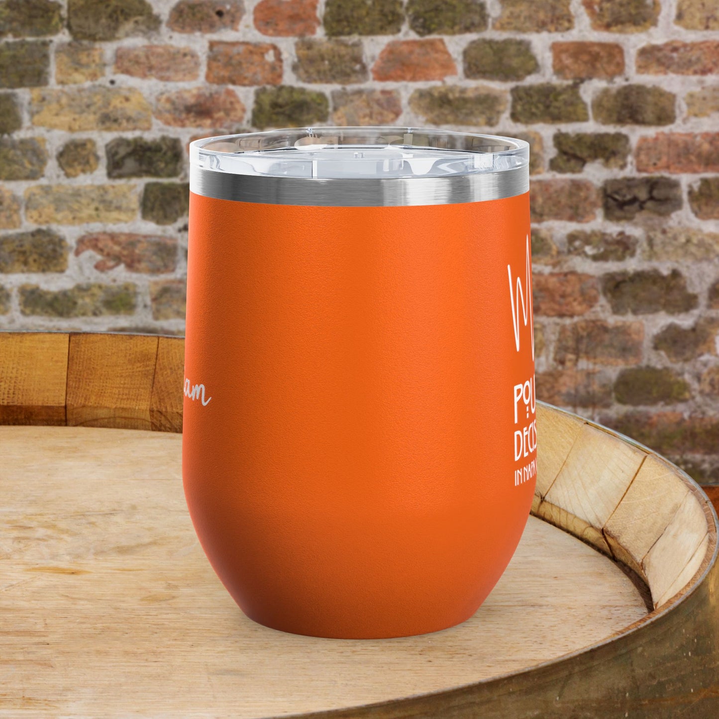 Making Pour Decisions in Napa Valley, CA Personalized 12oz Wine Tumbler
