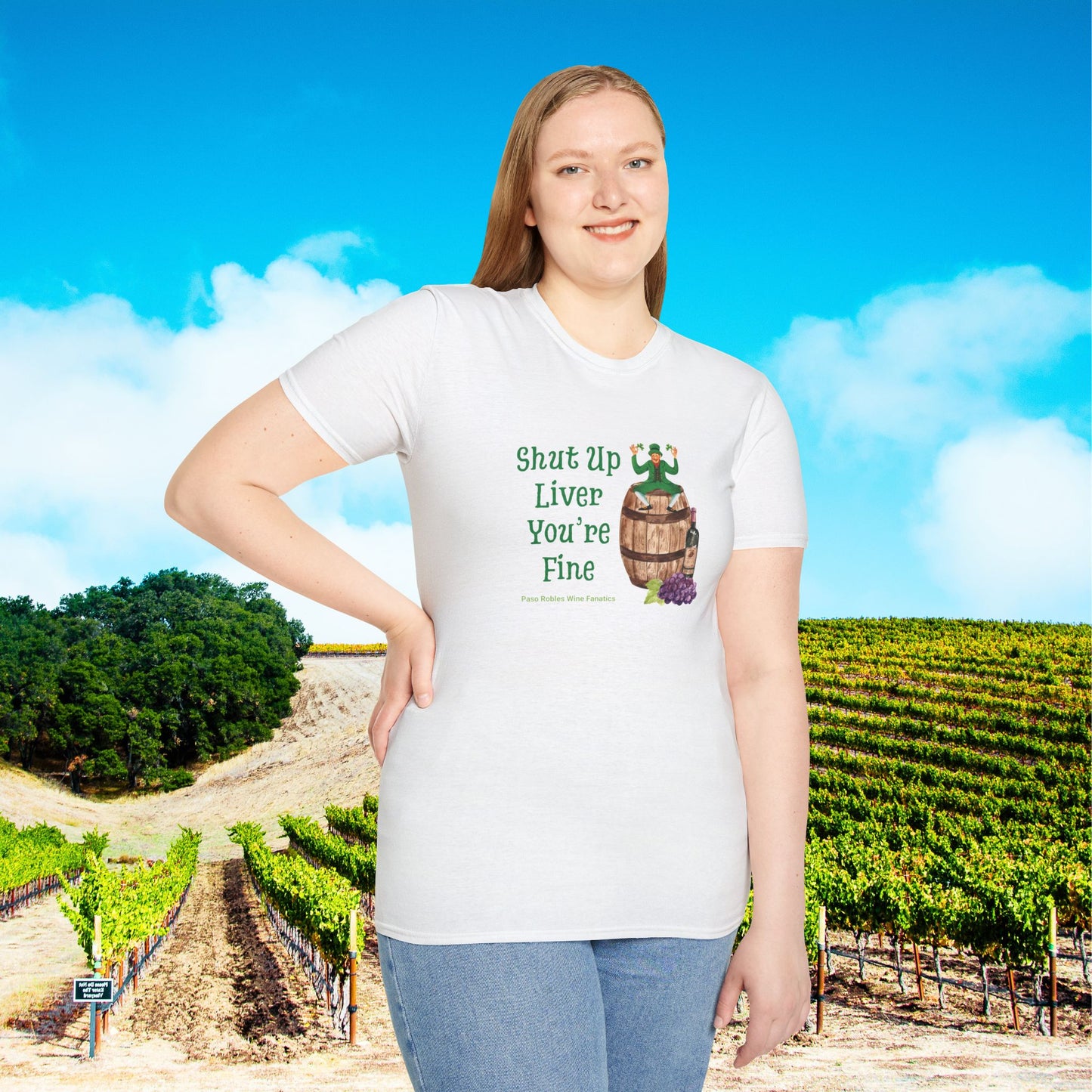 Shut Up Liver You're Fine Unisex Softstyle T-Shirt