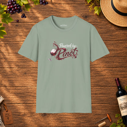 Powered By Pinot Crewneck T-Shirt