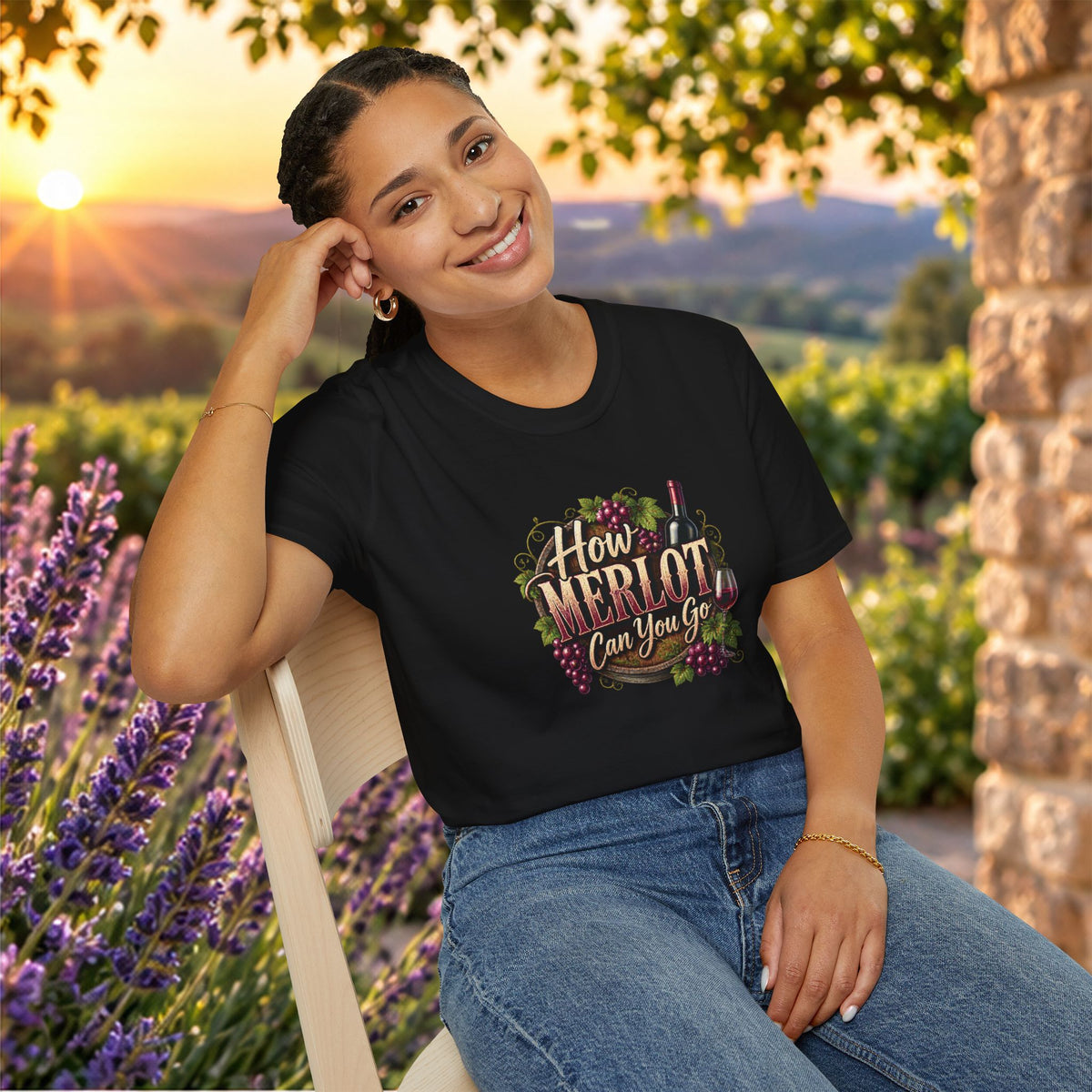 How Merlot Can You Go Crewneck T-Shirt
