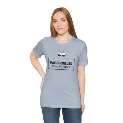 Paso Robles Wine Fanatics Logo Unisex Tee
