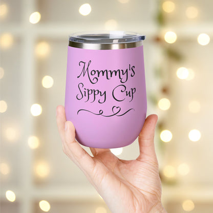 Mommy's Sippy Cup Personalized Wine Tumbler