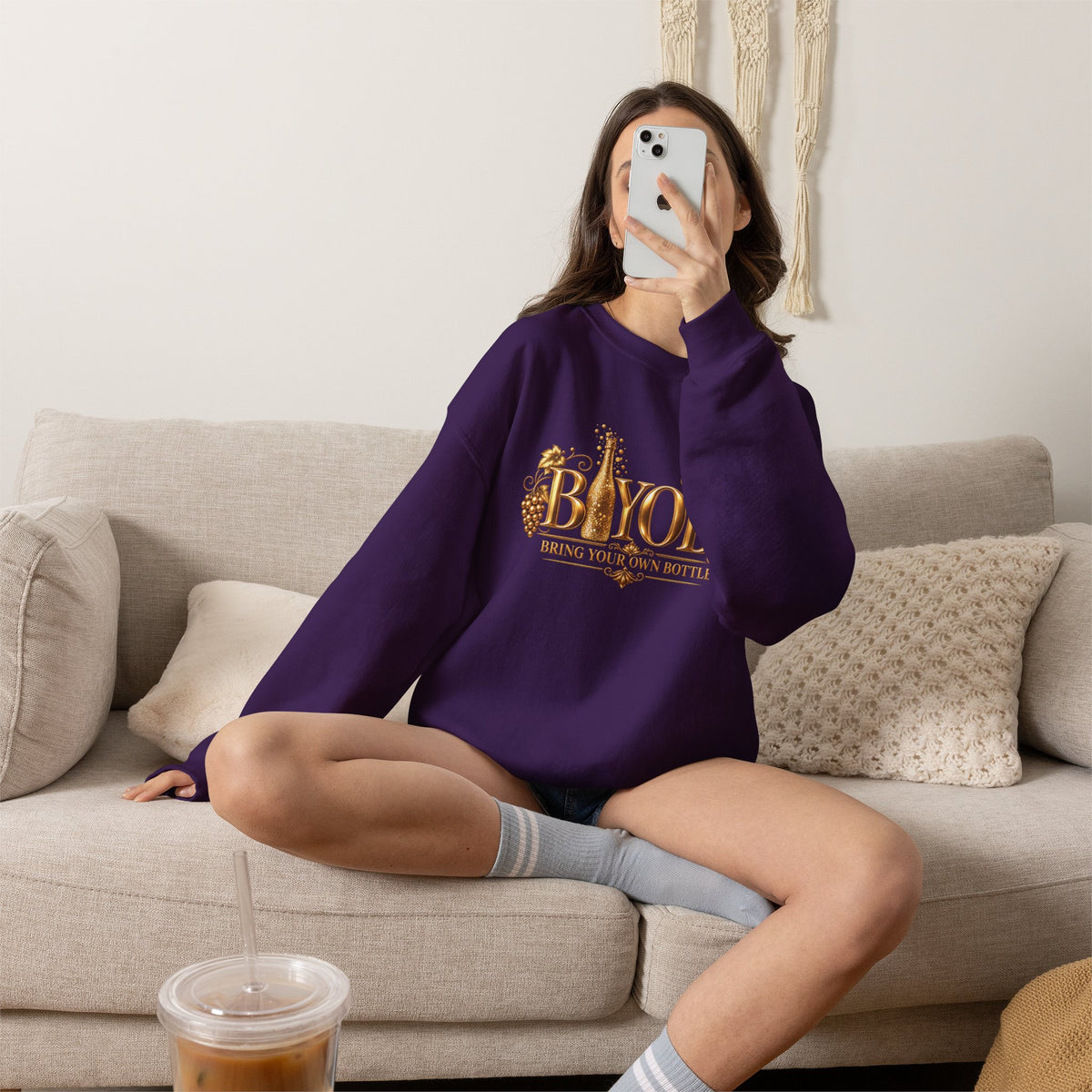 BYOB Bring Your Own Bottle Sweatshirt