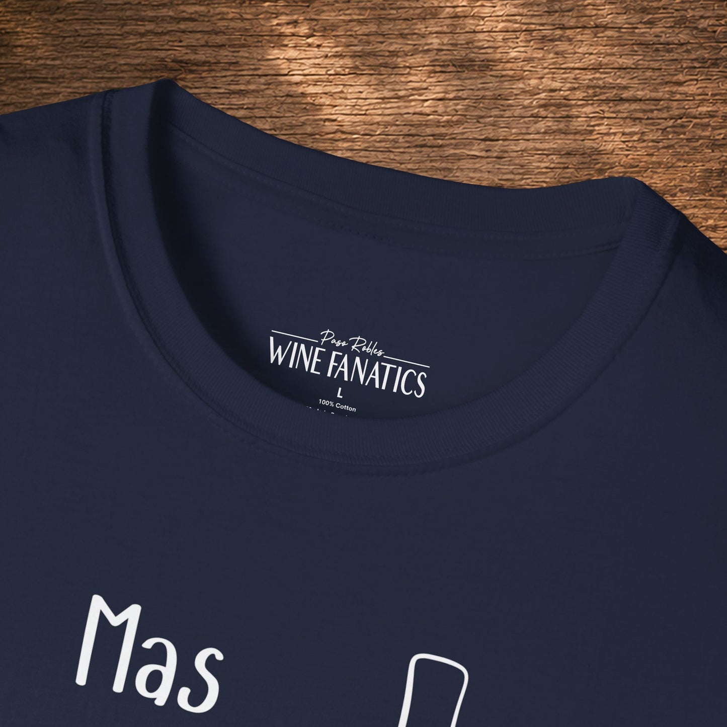 Mas Vino Por Favor Crewneck Tee