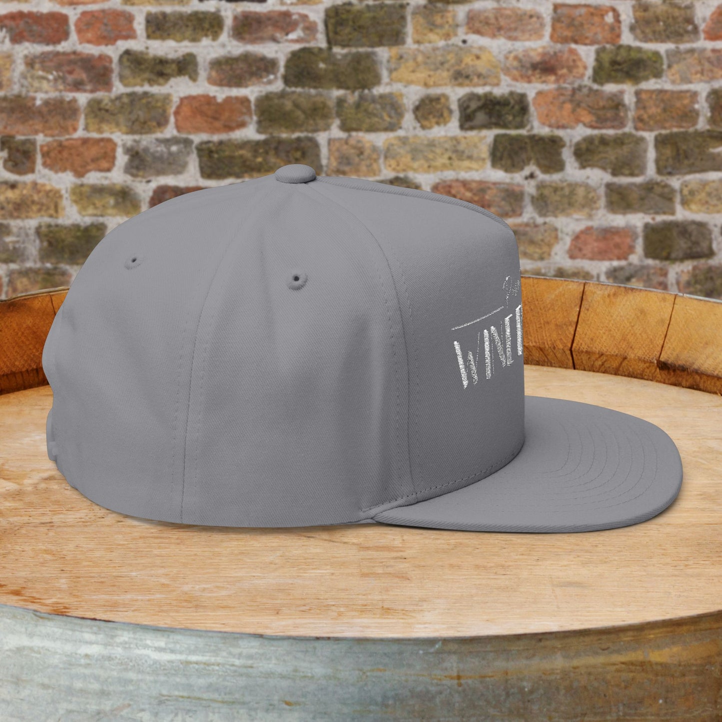 Paso Robles Wine Fanatics Embroidered Logo Flat Bill Cap