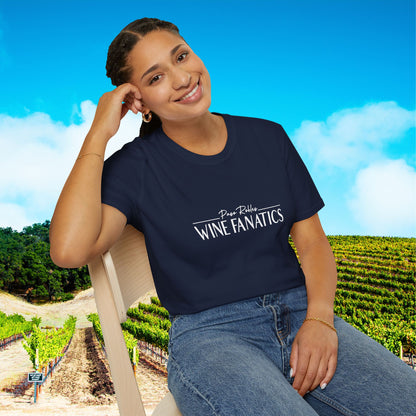 Paso Robles Wine Fanatics Logo Unisex Softstyle T-Shirt