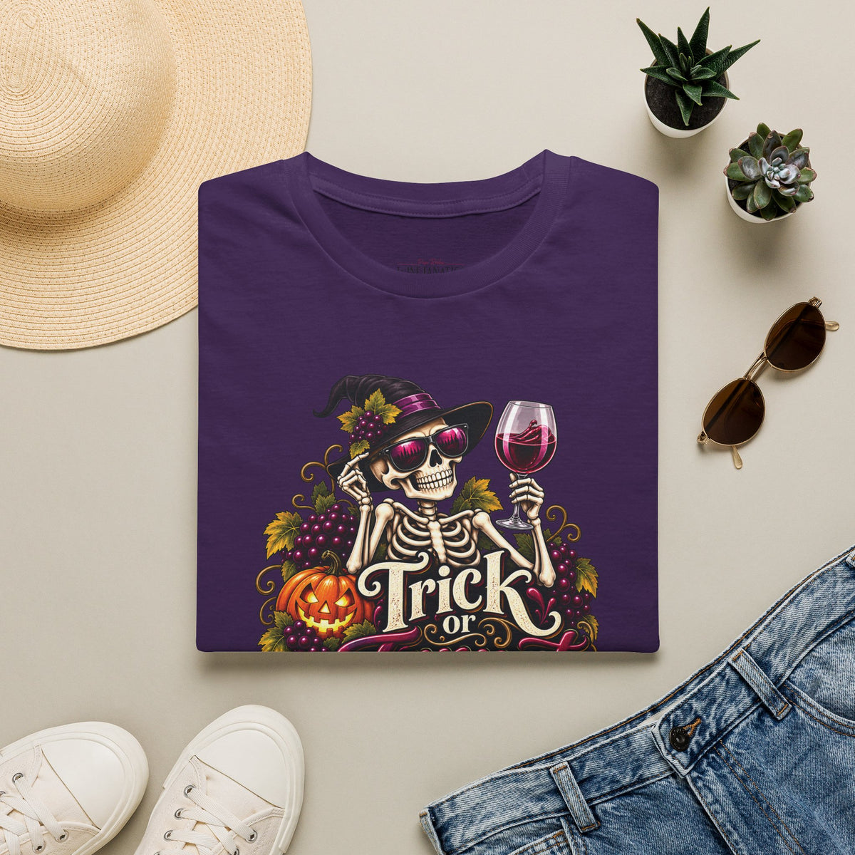 Trick Or Tannat Crewneck T-Shirt