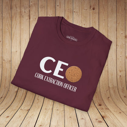 CEO Cork Extraction Officer Unisex Softstyle T-Shirt