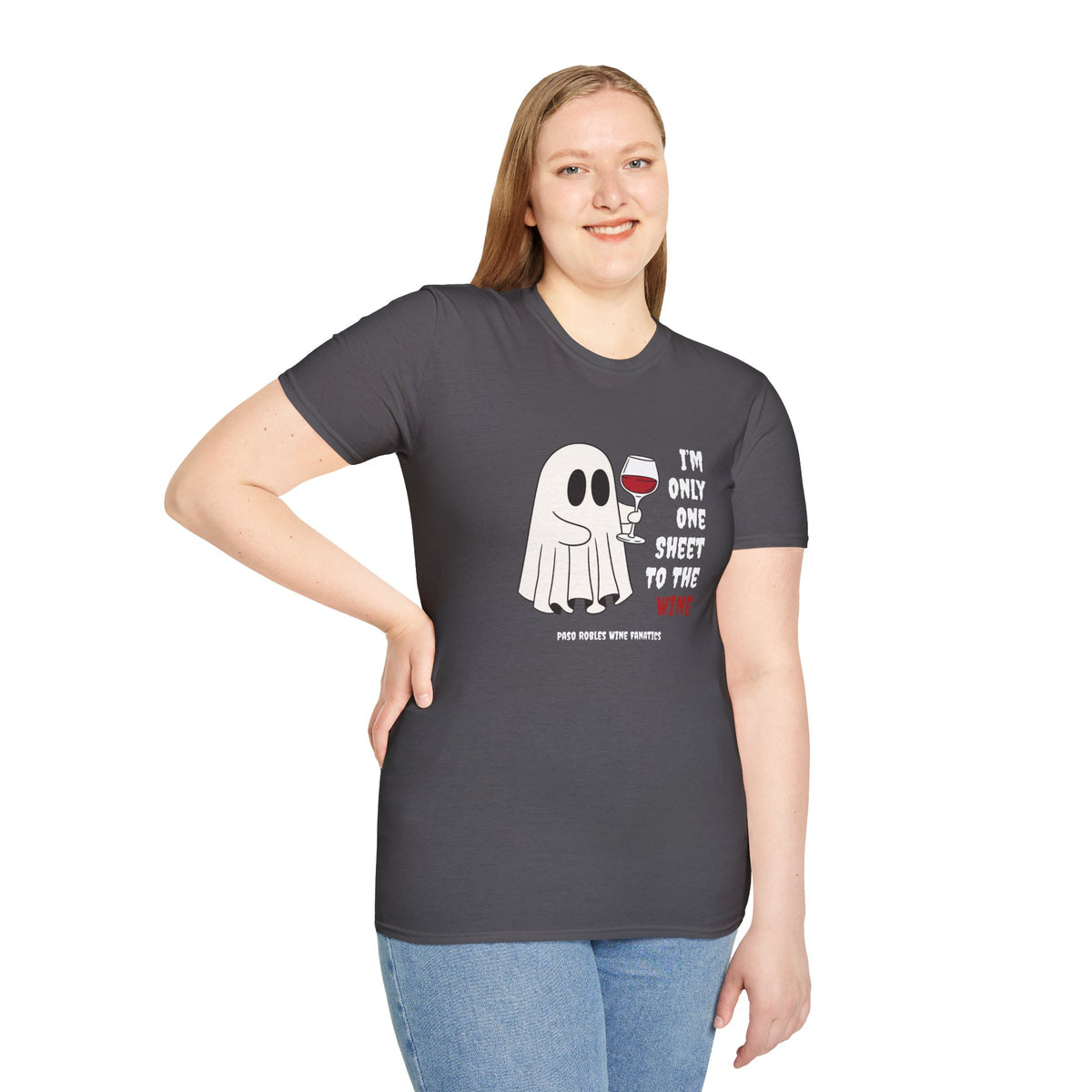 One Sheet To The Wine Unisex Softstyle T-Shirt