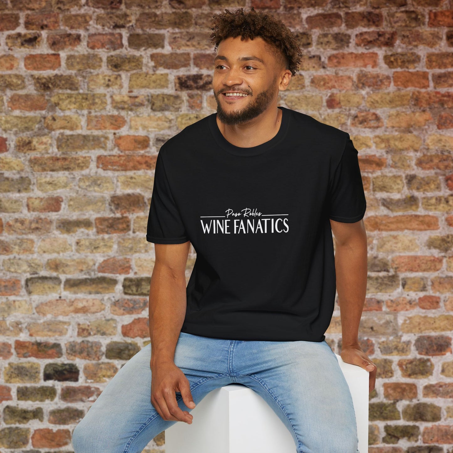 Paso Robles Wine Fanatics Logo Crewneck T-Shirt