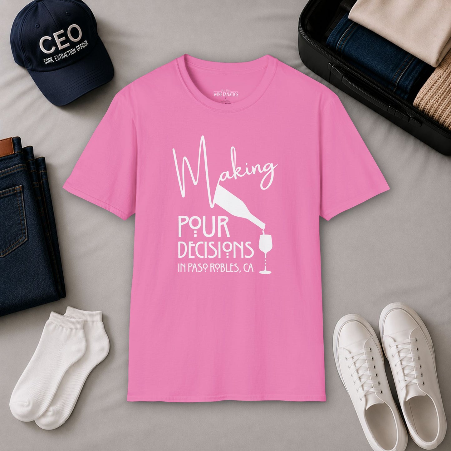 Paso Robles - Making Pour Decisions Crewneck Tee