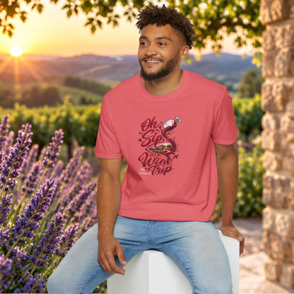 Oh Sip It's A Wine Trip Personalized Crewneck Tee