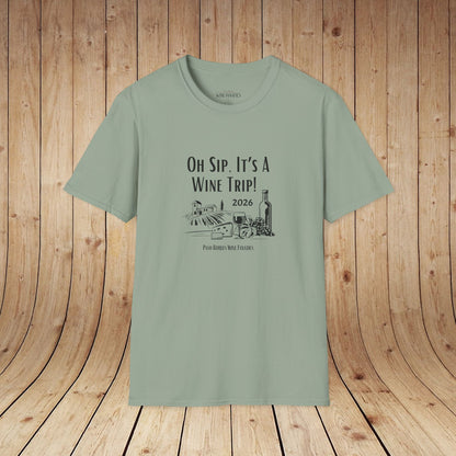 Oh Sip It's A Wine Trip Unisex Softstyle T-Shirt