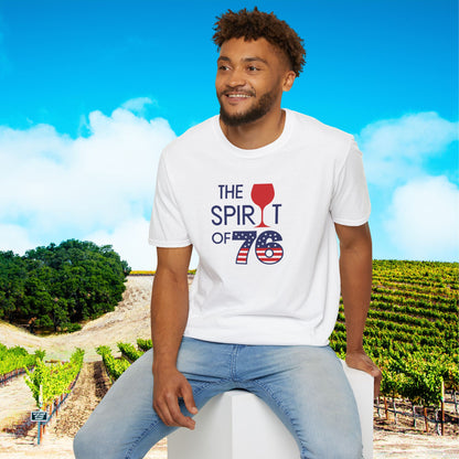 The Spirit of 76 Independence Day Unisex Softstyle T-Shirt