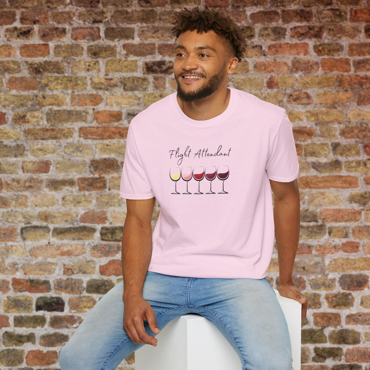 Flight Attendant Crewneck Tee