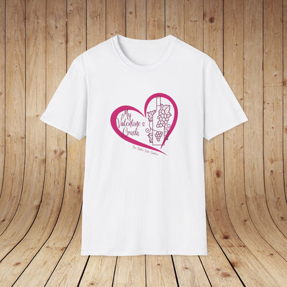 My Valentine's Crush (wine) Unisex Softstyle T-Shirt