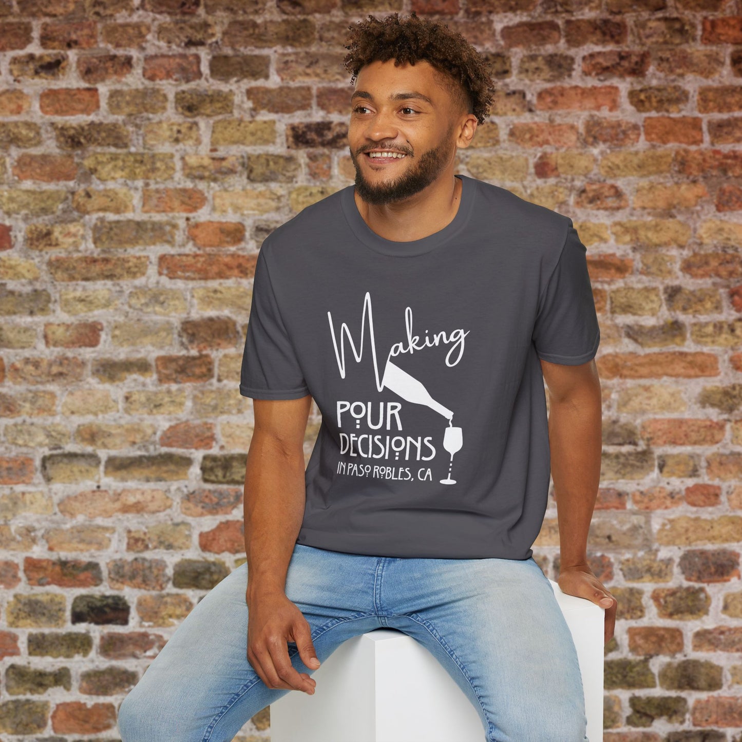 Paso Robles - Making Pour Decisions Crewneck Tee