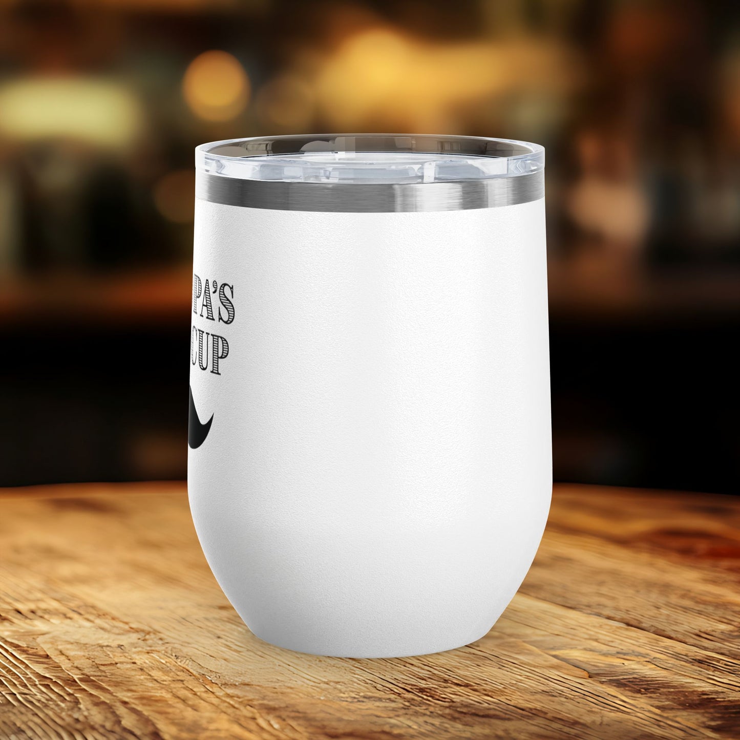 Grandpa's Sippy Cup (mustache) Wine Tumbler