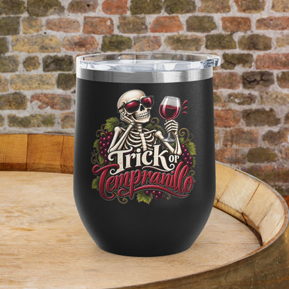 Trick Or Tempranillo 12oz Personalized Wine Tumbler