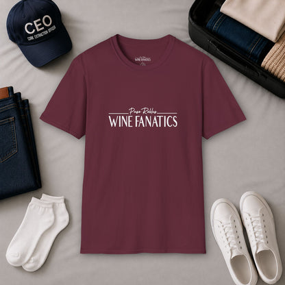 Paso Robles Wine Fanatics Logo Crewneck T-Shirt